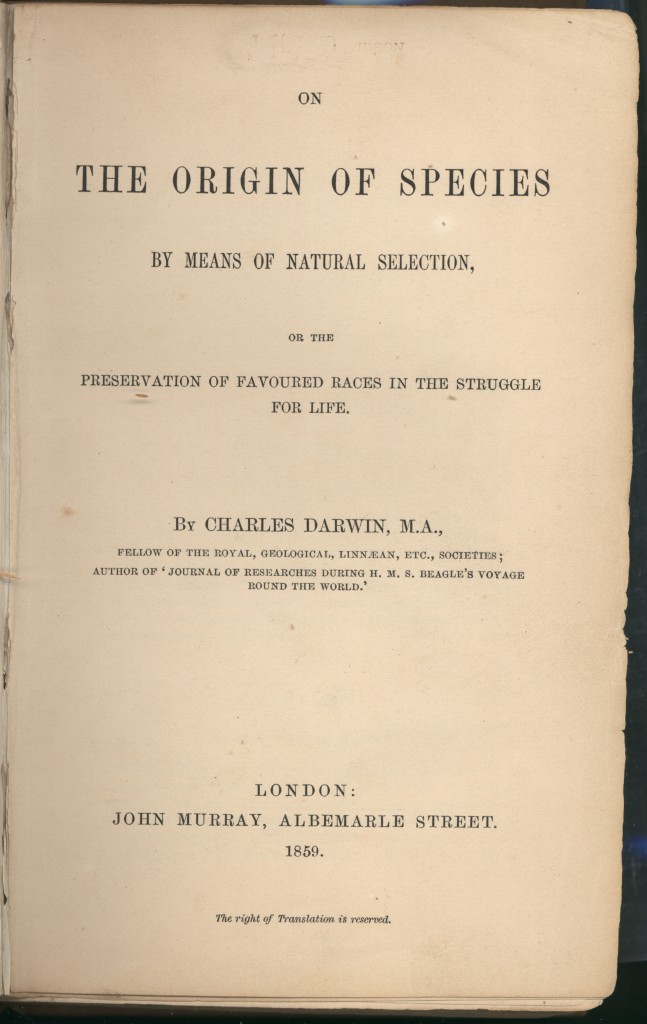 24th November 1859 – Charles Darwin Publishes ‘On The Origin Of Species ...